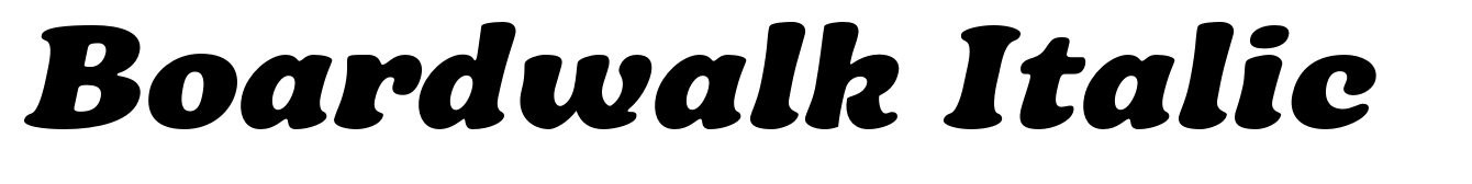 Boardwalk Italic